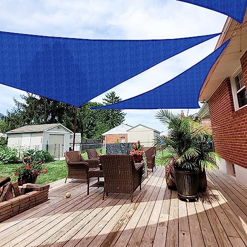 Patio Paradise 17' x 17' x 17' Sun Shade Sail Triangle Canopy Shade Cloth by Patio