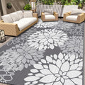 LuxStep Outdoor Rug Outdoor Plastic Straw Rug Patio Mat Large Area Rug Outdoor by LuxStep