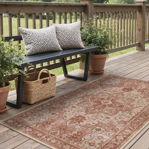 GENIMO 3x5 Outdoor Rug, Washable - Image 4