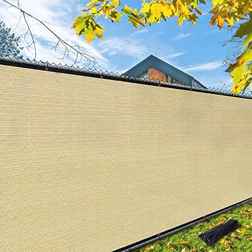 iCover 5x25ft Privacy Screen Fence, Outdoor Fencing Panels, Garden Windscreen by iCOVER