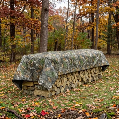 Heavy Duty 8 Mil Tarp Cover Waterproof UV Resistant Tarpaulin Used - Image 6