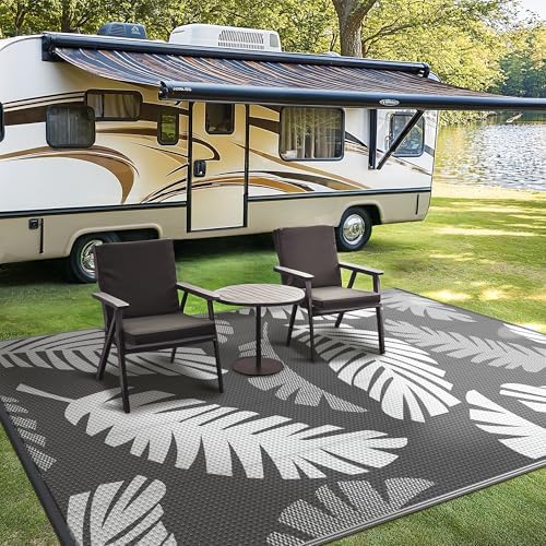 GENIMO Outdoor Rug, Waterproof Plastic Rugs - Image 2