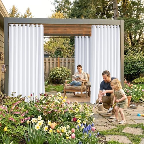 Outdoor Patio Curtain Waterproof Darkening Thermal Insulated Indoor Curtains - Image 2