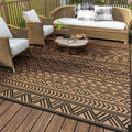 MontVoo Outdoor Rug 8x10 Waterproof Outdoor Patio Rug Mat Reverisble Plastic by MontVoo