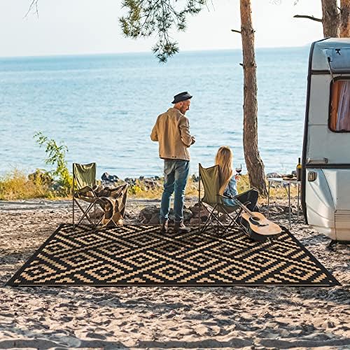 GENIMO Outdoor Rug, Waterproof Plastic Rugs - Image 2
