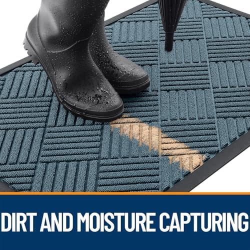 OLANLY Front Door Mat Outside Entrance 35x23, Waterproof Heavy-Duty Doormat - Image 3
