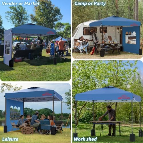 10x10 Pop Up Canopy Tent with 3 Sidewalls - Image 6