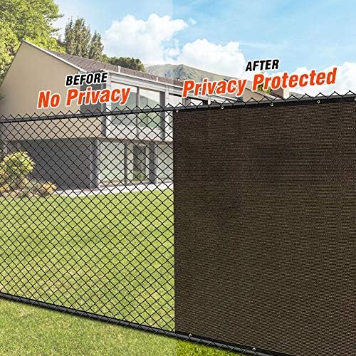 iCover 8x50ft Privacy Screen Fence, Outdoor Fencing Panels, Garden Windscreen - Image 2
