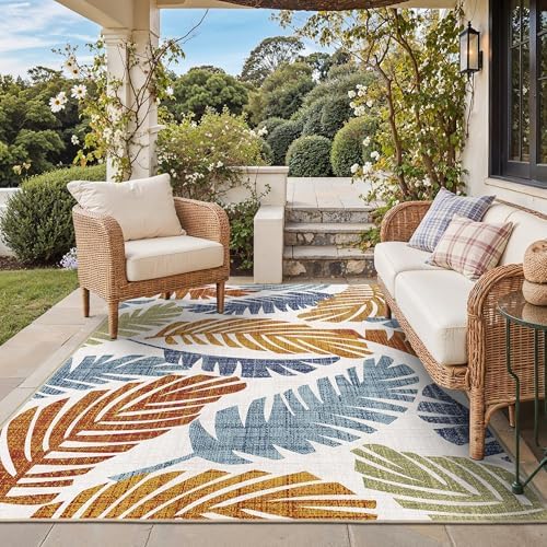 GENIMO 6x9 Outdoor Rug, Washable by GENIMO