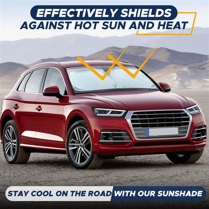 EcoNour Car Windshield Sun Shade, Front Window Sun Blocker - Image 6