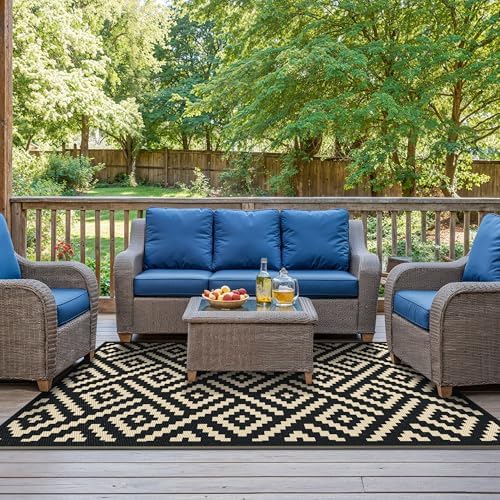 sarben Outdoor Rug, Waterproof Plastic Rugs - Image 4