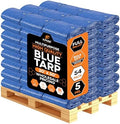 Multipurpose Protective Cover Blue Poly Tarp 30' x 50' by XposeSafety