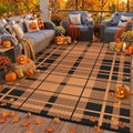 GENIMO Fall Decor Outdoor Rug, Plastic Rugs by GENIMO