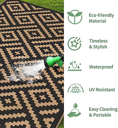 GENIMO Outdoor Rug, Waterproof Plastic Rugs - Image 5