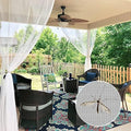 RYB HOME Mosquito Netting Outdoor Curtains by RYBHOME