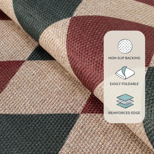 Lahome Christmas Rug, 3x5 Outdoor Christmas Decor Rugs - Image 5