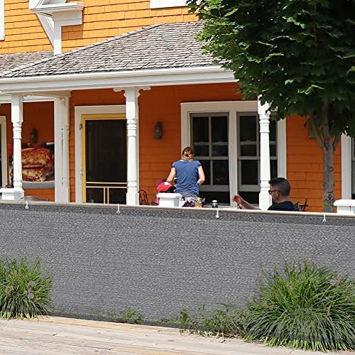 iCover 3.3x19.5ft Balcony Privacy Screen Fence, UV-Resistant Railing Fencing - Image 7