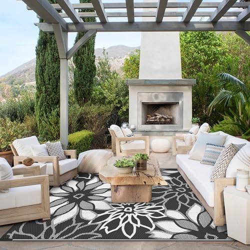 GENIMO Outdoor Rug, Waterproof Plastic Rugs - Image 3