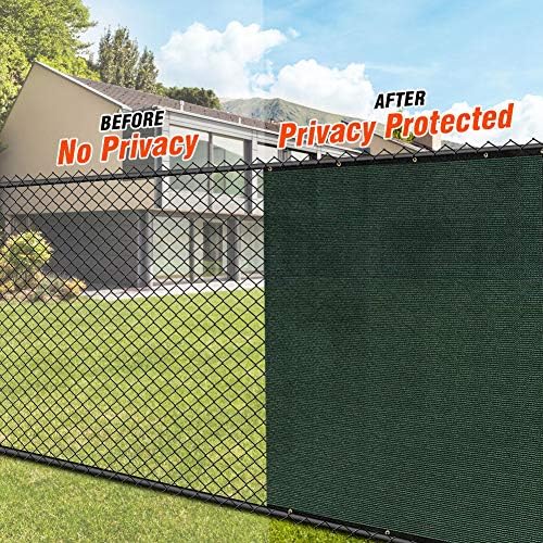 iCover 4x50ft Privacy Screen Fence, Outdoor Fencing Panels, Garden Windscreen - Image 2
