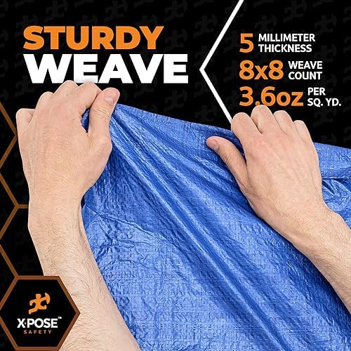 Better Blue Poly Tarp 20' x 25' - Image 6