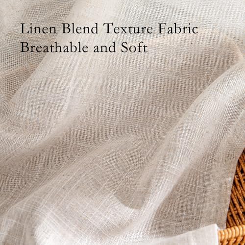 MYSKY HOME Natural Linen Curtains - Image 5