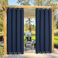 NICETOWN Outdoor Curtain for Patio Waterproof Extra Long 108", Windproof by NICETOWN