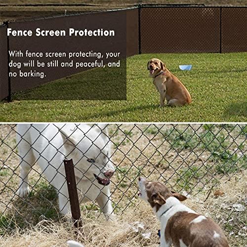 UPGRADE Privacy Fence Screen 3'x4' Brown Outdoor 90% Visibility Blockage 170 - Image 6