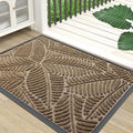 Colorxy Waterproof Front Doormat, Sturdy Natural Rubber Door Mat by Colorxy