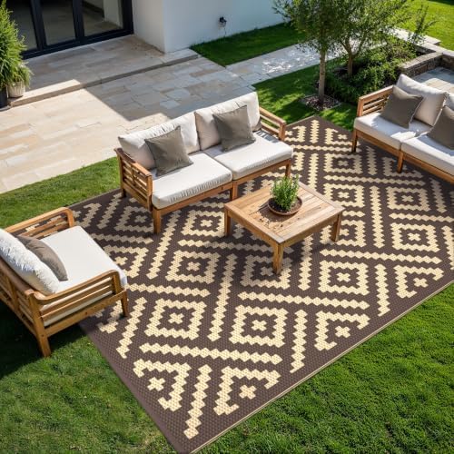 GENIMO Outdoor Rug, Waterproof Plastic Rugs - Image 2
