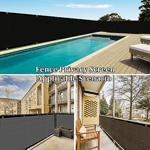 Shade&Beyond 5' X 50' Fence Privacy Screen Heavy Duty 170 GSM Fencing Mesh - Image 5