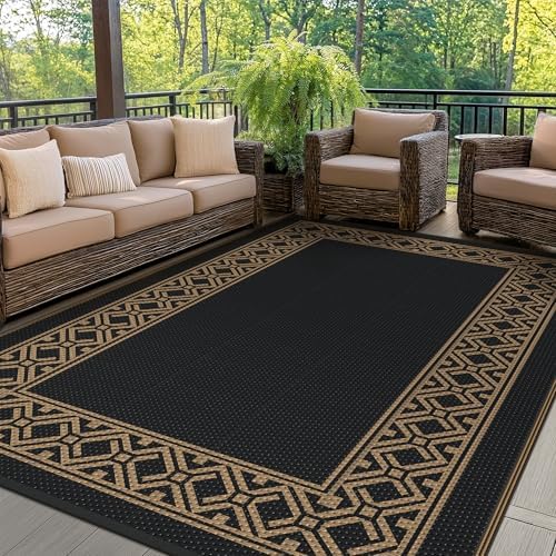 GENIMO Outdoor Rug, Waterproof Plastic Rugs by GENIMO