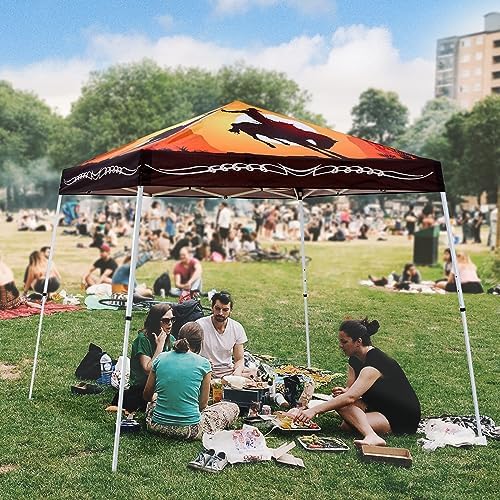 EAGLE PEAK 10x10 Slant Leg Pop Up Canopy Tent - Image 5