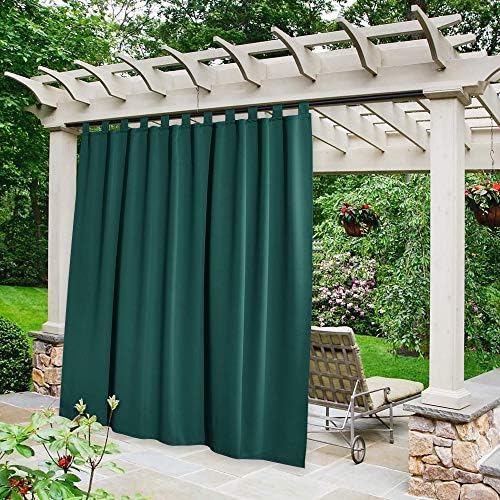 NICETOWN Outdoor Patio Curtain Room Divider Waterproof, Detachable by NICETOWN