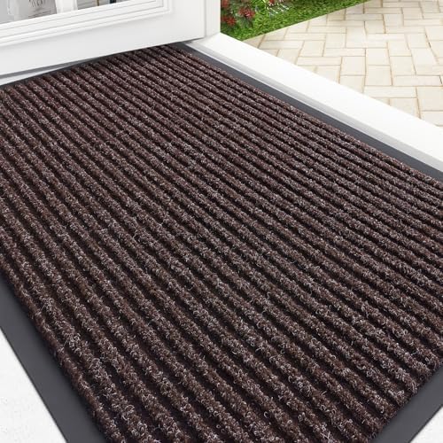 OLANLY Front Door Mat 33x21, Waterproof Heavy-Duty Indoor Outdoor Doormat by OLANLY
