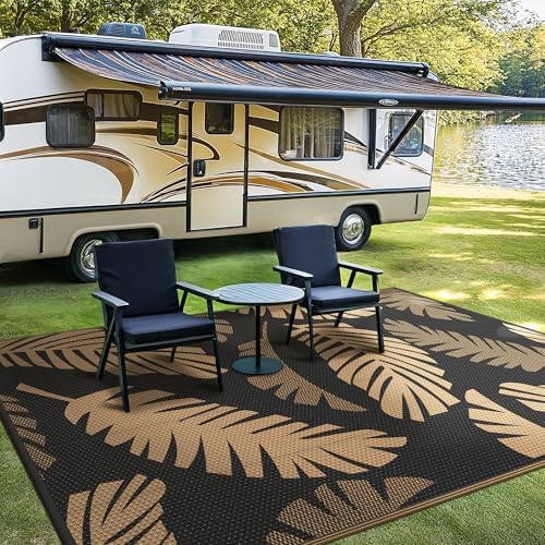 GENIMO Outdoor Rug, Waterproof Plastic Rugs - Image 2