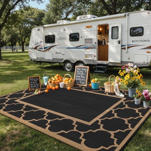 GENIMO Outdoor Rug, Waterproof Plastic Rugs - Image 3
