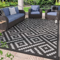GENIMO Outdoor Rug 4x6 Waterproof, Reversible Mats, Outdoor Area Rug, Plastic by GENIMO