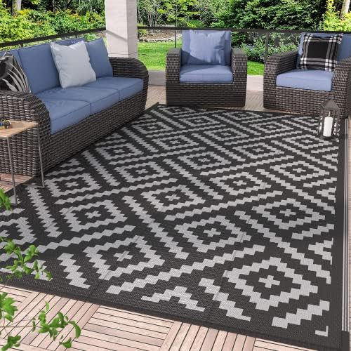 GENIMO Outdoor Rug, Waterproof Plastic Rugs by GENIMO