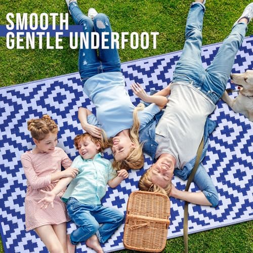 OLANLY Outdoor Rug 10x14 ft Waterproof Reversible Mat - Image 5