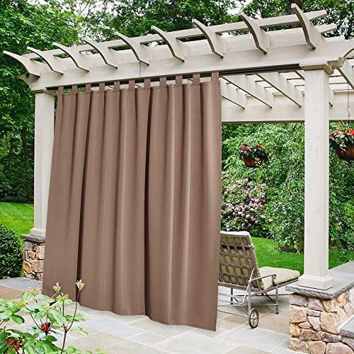 NICETOWN Privacy Outdoor Curtain Weighted by NICETOWN