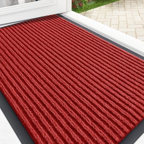 OLANLY Front Door Mat 29.5x17, Waterproof Heavy-Duty Indoor Outdoor Doormat by OLANLY