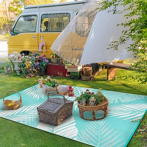 GENIMO Outdoor Rug, Waterproof Plastic Rugs - Image 3