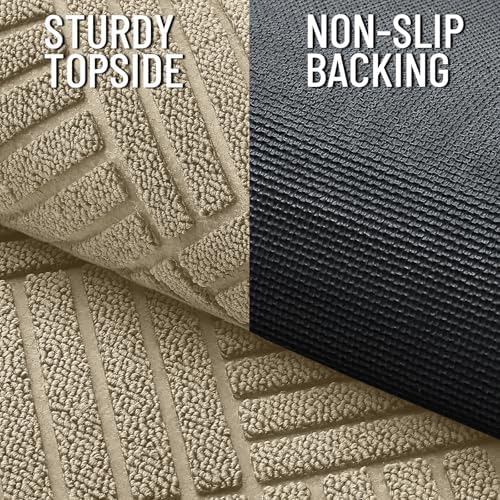 OLANLY Front Door Mat Outside Entrance 71x47, Waterproof Heavy-Duty Doormat - Image 4
