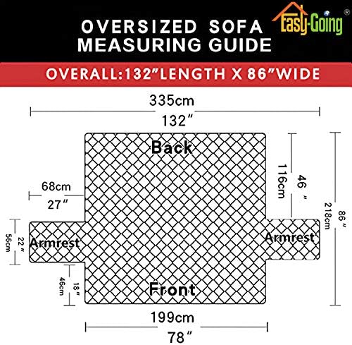 Easy-Going Reversible Oversized Couch Cover - Image 6