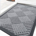 OLANLY Front Door Mat Outside Entrance, Waterproof Heavy-Duty Doormat by OLANLY