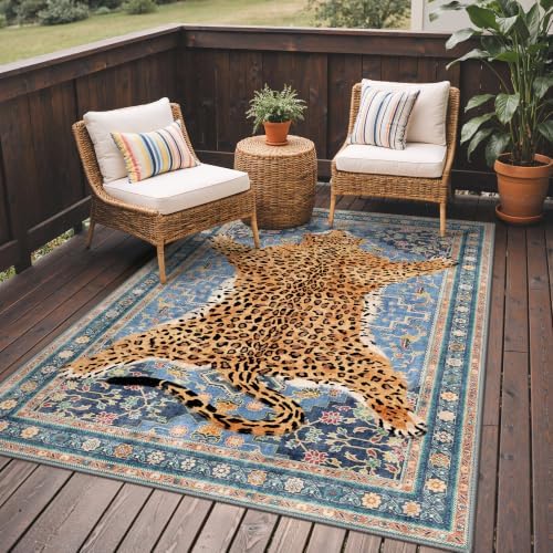GENIMO Indoor & Outdoor Area Rug 5'x8', Waterproof, Non-Shedding, Easy Cleaning - Image 3