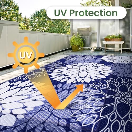 LuxStep Outdoor Rug Outdoor Plastic Straw Rug Patio Mat Large Area Rug Outdoor - Image 7
