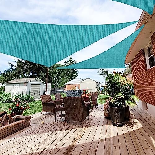 Patio Paradise 26' x 26' x 26' Sun Shade Sail Triangle Canopy Shade Cloth by Patio