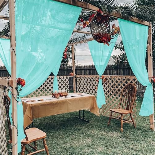 youleyar Sheer Outdoor Curtains - Image 2