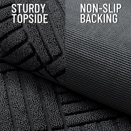 OLANLY Front Door Mat Outside Entrance 35x23, Waterproof Heavy-Duty Doormat - Image 4